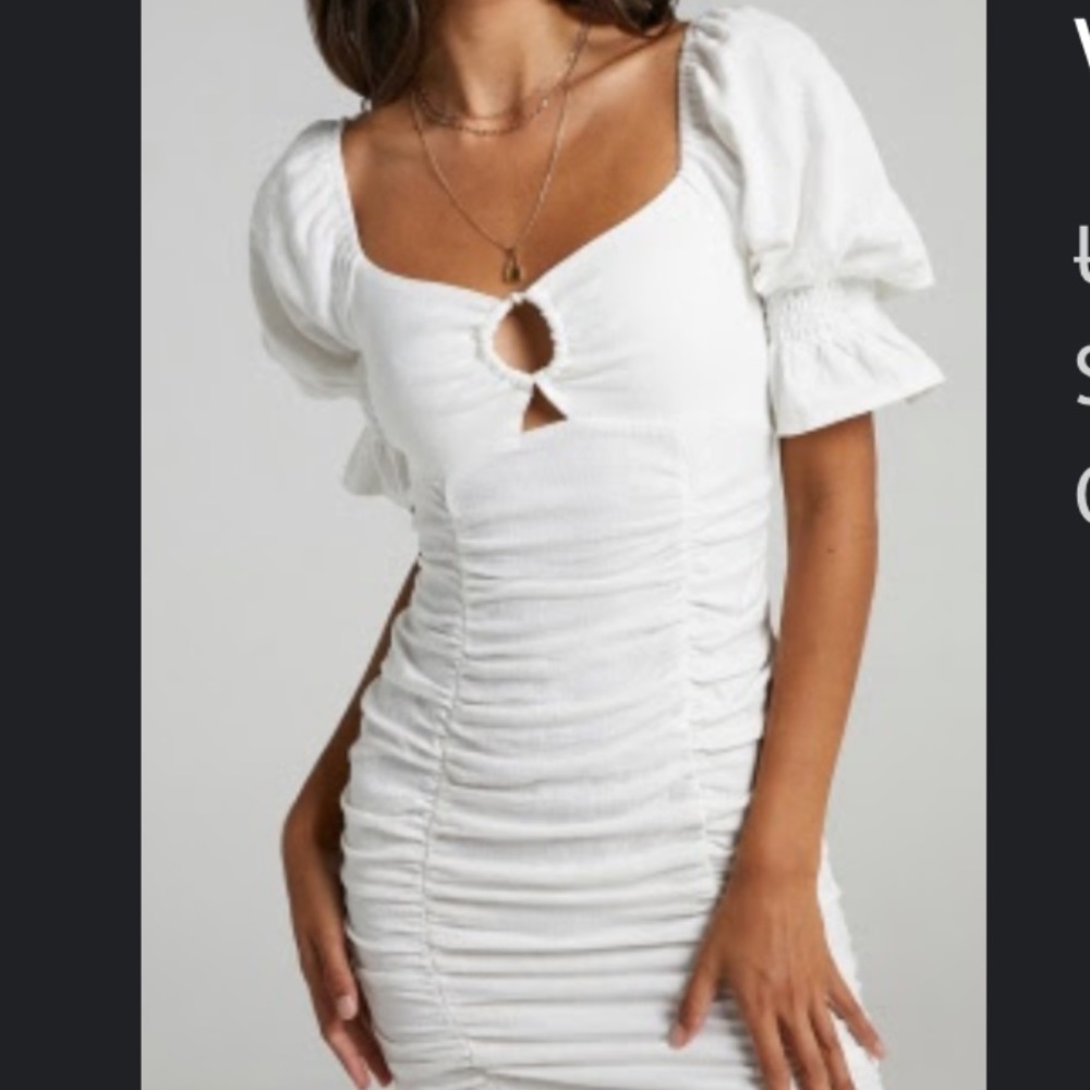 Showpo Coty Dress size US 10/ M - White